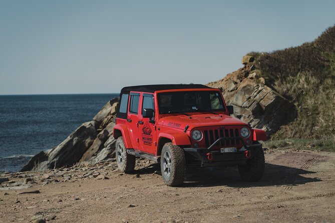 Cape Breton Jeep Adventure (4hr) - Stories, swimming, snow, and muddy trails