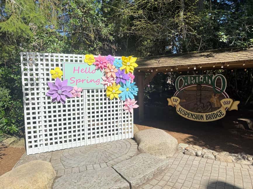 Capilano Suspension Br+Lake+Dam+Hachery/4in1/CAR/Small GROUP - Key points at a glance