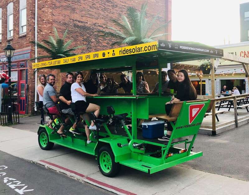Charlottetown: Solar Food/Drink Party Bike Experience - Who will enjoy this most