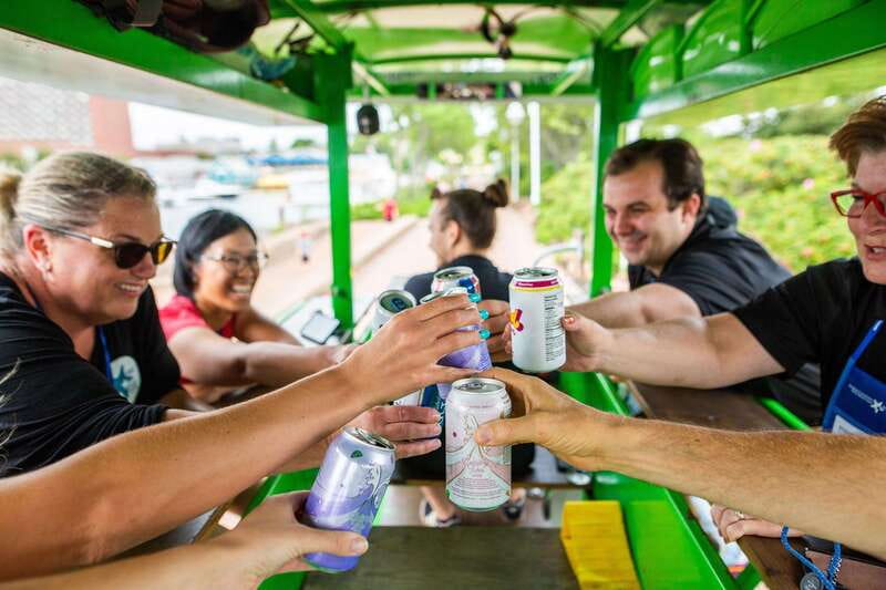 Charlottetown: Solar Food/Drink Party Bike Experience - Rolling through downtown Charlottetown