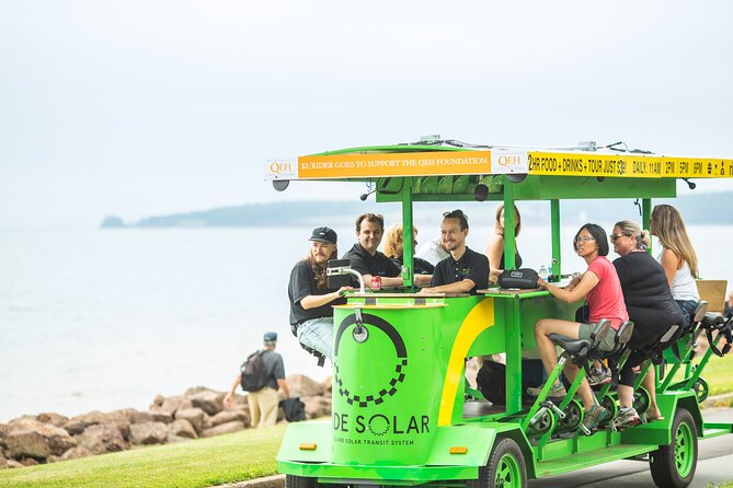 Charlottetown waterfront SOLAR PartyBike food & drink experience! - Comfort, pace, and weather