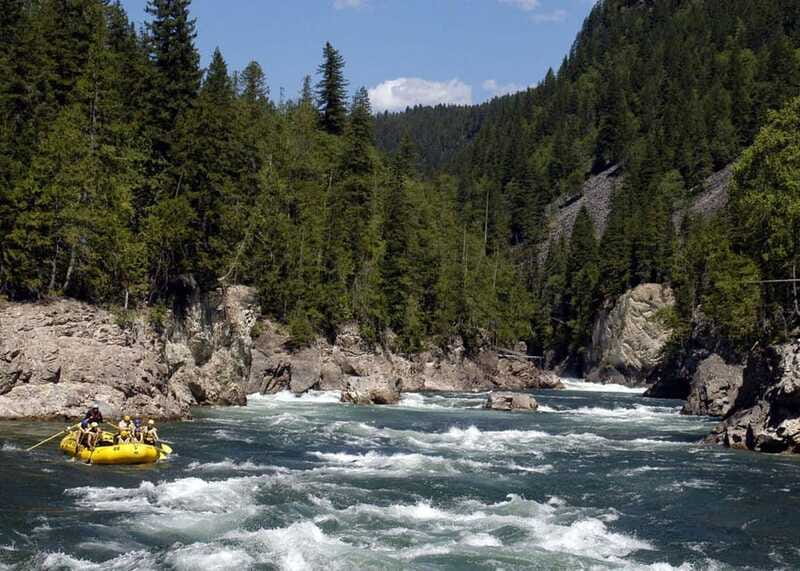 Clearwater BC Rafting with time for a waterfall Tour - Mosh Pit, The Wall, and the right level of excitement