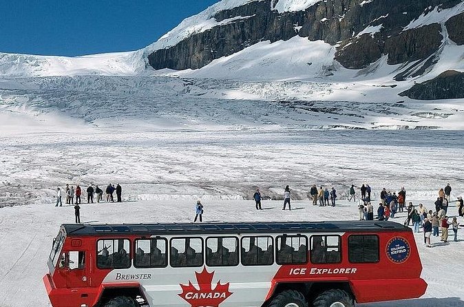 Columbia Icefield,Peyto Lake,Bow Lake Day Trip from Banff/Calgary - Riding the Ice Explorer onto Athabasca Glacier