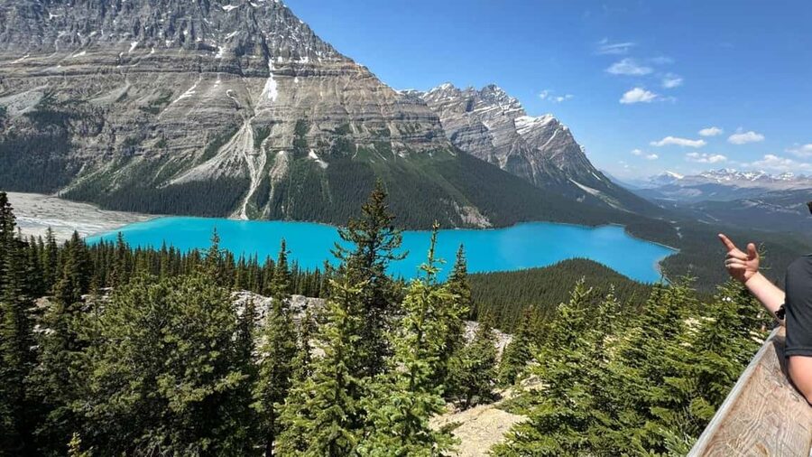 Columbia Icefield, Skywalk, Crowfoot Glacier, and Lakes Tour - Waterfowl Lakes offers a quieter pause