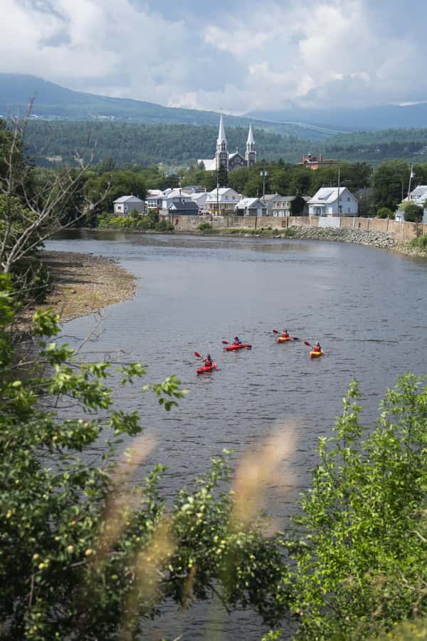 Descent of the Gouffre River in Baie-St-Paul, Charlevoix - La Familiale - Starting at the Katabatik base