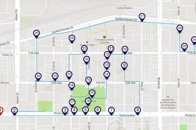 Discover Downtown Regina: a Smartphone Audio Walking Tour - Starting at Regina City Hall and Queen Elizabeth II Court