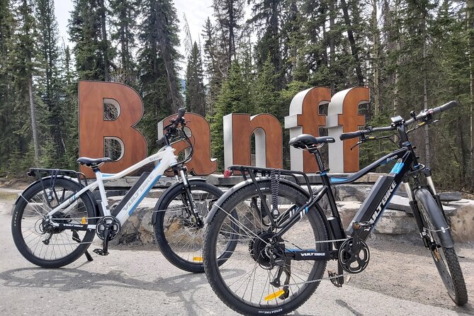 eBike and Hike Banff to Johnston Canyon small group guided program - The Bow Valley Parkway is the star of the ride