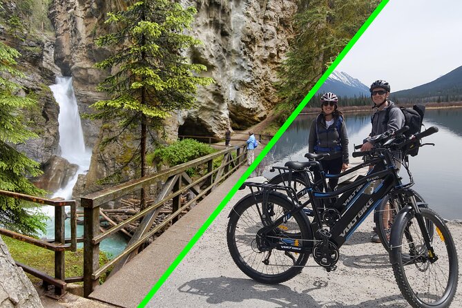eBike and Hike Banff to Johnston Canyon small group guided program - Starting in Banff and finding your rhythm