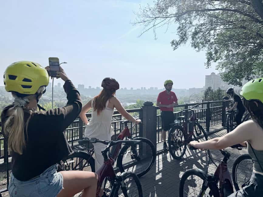 Edmonton: City Bike Tour, Highlights and River Valley - Crossing the High Level Bridge