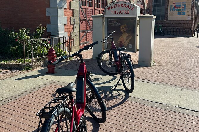 Edmonton City Highlights 3 Hour Bike Tour, E-Bike Upgrade Avail. - Seeing the Muttart Conservatory from the river side