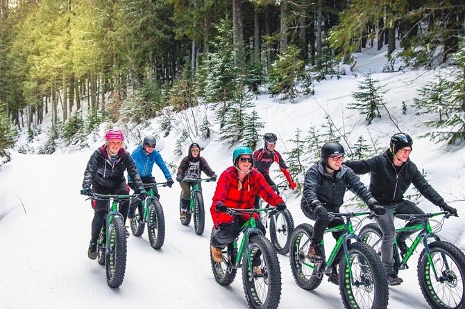 Electric Fat Biking Adventure in Banff | Small Group Adventure - Learning to ride the electric fat bike
