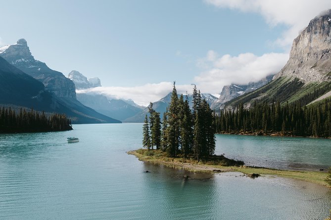 Explore Jasper Tour with Maligne Lake Cruise - Walking Maligne Canyon above the narrow gorge