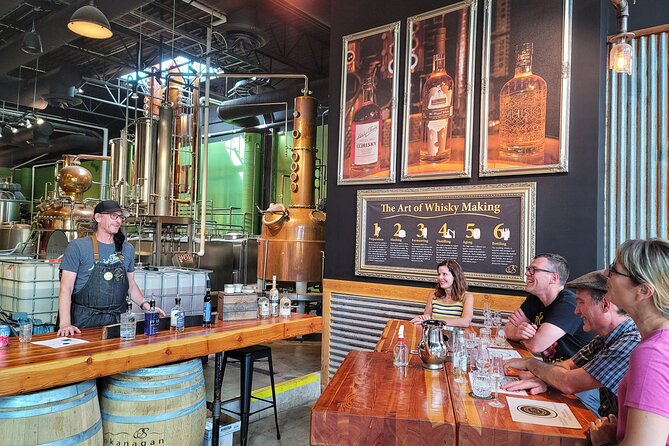 Farm-to-Flask Tasting Experience in Vernon - The machinery gives the tour its backbone