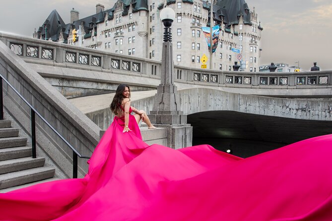 Flying Dress Photoshoot Experience in Ottawa - Key points at a glance