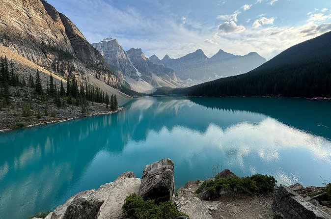 From Banff: Affordable Moraine Lake and Lake Louise Shuttle Bus - Price and the value of five hours