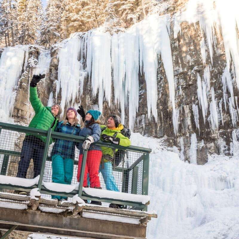 From Banff: Johnston Canyon Guided Icewalk - What the five-hour schedule feels like