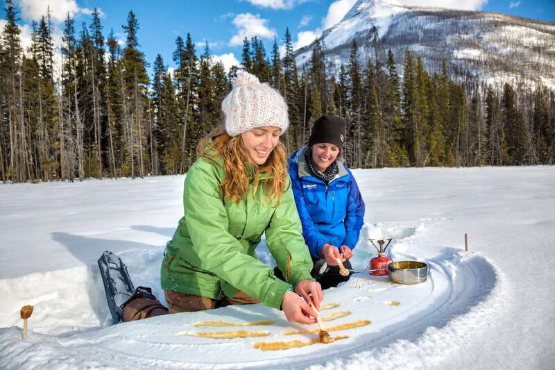 From Banff: Snowshoeing Tour in Kootenay National Park - From Banff to the Paint Pots