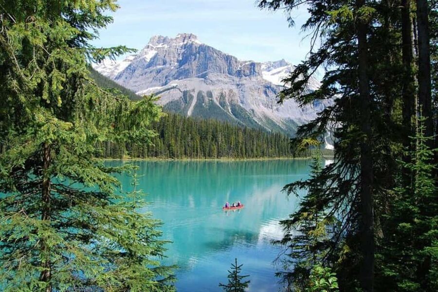 From Calgary: Explore 4 Stunning Lakes in Banff & Yoho - Emerald Lake: the longest lake stop in Yoho