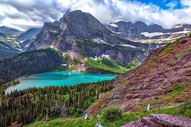 From Calgary to Waterton National Park Nature History and Wonders - Red Rock Canyon brings color to the day