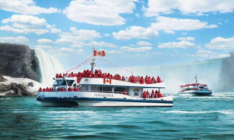 From Niagara Falls Canada Tour Boat, Lunch, Journey, Skylon - Hotel pickup and the road along the Niagara River