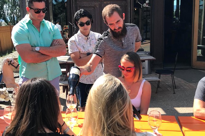Full Day 4 Wineries Mission Hill & Quails Gate With Lunch Stop<em> – Key points to know before you book’ /></p>
<ul>
<li><strong>Mission Hill is the star stop:</strong> You receive a seated tasting at one of the Okanagan’s best-known estates, with award-winning wines and new releases.</li>
<li><strong>Arthur shapes the day:</strong> He is frequently praised for his friendly manner, regional commentary, flexibility, and strong relationships at the wineries.</li>
<li><strong>Four wineries give you variety:</strong> The route moves from a grand estate to family-run and newer wine destinations.</li>
<li><strong>Lunch is at your own expense:</strong> Build this into your budget and expect the midday stop to fit around the winery schedule.</li>
<li><strong>Transportation is included:</strong> Pickup and return to your accommodation make this a practical choice for visitors without a car.</li>
<li><strong>The pace is full but not punishing:</strong> Visits last about 45 minutes to one hour, with roughly seven hours from start to finish.</li>
</ul>
<h2>Why this tour works for a full day in West Kelowna</h2>
<p> – Why this tour works for a full day in West Kelowna’ /></p>
<p><p>Wine country is easier to enjoy when somebody else handles the roads. This tour picks you up at your accommodation at about 10:00 a.m., carries you between four wineries, and returns you at the end of the day. You can focus on the tasting, the views, and the conversation rather than on driving after several glasses.</p>
</p>
<p><p>The group limit is 11 people, though some departures may be smaller. One past outing had only four people, which allowed plenty of room for questions and a more private feel. You should not assume every departure will be that intimate, but the limit is still much more manageable than a large coach.</p>
</p>
<p><p>The route also gives you a useful introduction to <strong>West Kelowna wine culture</strong>. Instead of spending the whole day at one estate, you see different approaches to wine, hospitality, architecture, and presentation. That variety matters if you are still working out what kind of Okanagan winery you prefer.</p>
</p>
<p><p>Arthur is an important part of the experience. He is described as a professional driver and an easy conversationalist, with commentary on Kelowna, local history, wine culture, biking, and daily life in the area. He has also taken candid photos for some groups and, when time allowed, added an extra winery or a stop for sparkling wine.</p>
</p>
<p><p>That flexibility is appealing, but it should not be treated as a guarantee. The advertised plan is four wineries, and the day already has a fixed structure.</p>
</p>
<div class="twil" style="margin: 20px 0; padding: 15px 0;"><p>More lunch stops in Kelowna:</p><ul style="margin: 10px 0; padding-left: 0; list-style: none;"><li style="margin: 0 0 12px 0; padding: 0 0 12px 0; border-bottom: 1px solid #DDEAEC; line-height: 1.4;"><a href="https://canadiantourreviews.com/kelowna-wine-tour-by-e-bike-okanagan-valley-views-and-lunch/">Kelowna Wine Tour by E-bike, Okanagan Valley Views and Lunch</a><br><span style="font-size: 0.82em; color: #084B52;"><span style="color: #FF8A2B;">★</span> 5.0 &nbsp;&middot;&nbsp; 277 reviews</span></li><li style="margin: 0 0 12px 0; padding: 0 0 12px 0; border-bottom: 1px solid #DDEAEC; line-height: 1.4;"><a href="https://canadiantourreviews.com/okanagan-bee-tour-and-lunch-at-winery-in-kelowna/">Okanagan Bee Tour and Lunch at Winery in Kelowna</a><br><span style="font-size: 0.82em; color: #084B52;"><span style="color: #FF8A2B;">★</span> 5.0 &nbsp;&middot;&nbsp; 45 reviews</span></li><li style="margin: 0; padding: 0; border-bottom: none; line-height: 1.4;"><a href="https://canadiantourreviews.com/okanagan-bee-tour-wine-tasting-and-lunch-at-kelowna-winery/">Okanagan Bee Tour, Wine Tasting and Lunch at Kelowna Winery</a><br><span style="font-size: 0.82em; color: #084B52;"><span style="color: #FF8A2B;">★</span> 4.8 &nbsp;&middot;&nbsp; 38 reviews</span></li></ul></div><h2>Mission Hill Family Estate, the grand opening act</h2>
<p><img width="669" height="446" decoding="async" src=