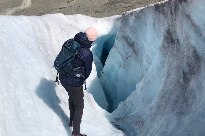 Full Day Guided Glacier Hike on The Athabasca with IceWalks - Crevasses, mill wells, and blue ice