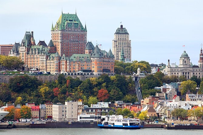 Full-Day Quebec City Tour plus Sightseeing Cruise - Montmorency Falls: one hour beside a powerful drop