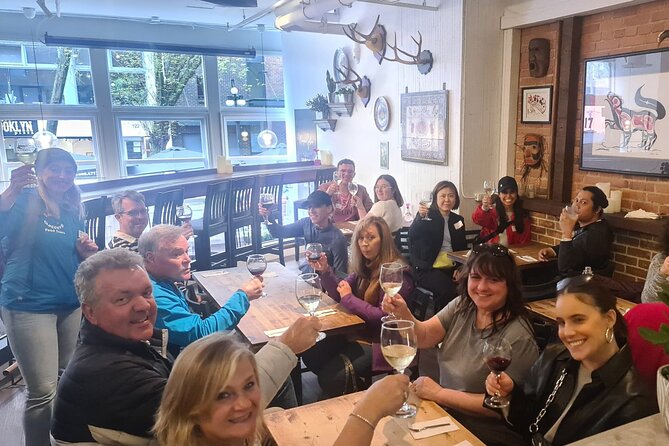 Gastown Historic Walking Food Tour - Maple Tree Square and the Gassy Jack story