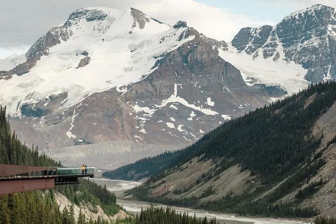Glacier Adventure on the Icefields Parkway Hidden Gems Skywalk - Riding onto the Athabasca Glacier