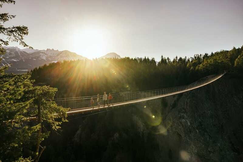 Golden, BC: Golden Skybridge Bridge Pass Admission - The second bridge and the wooded trails