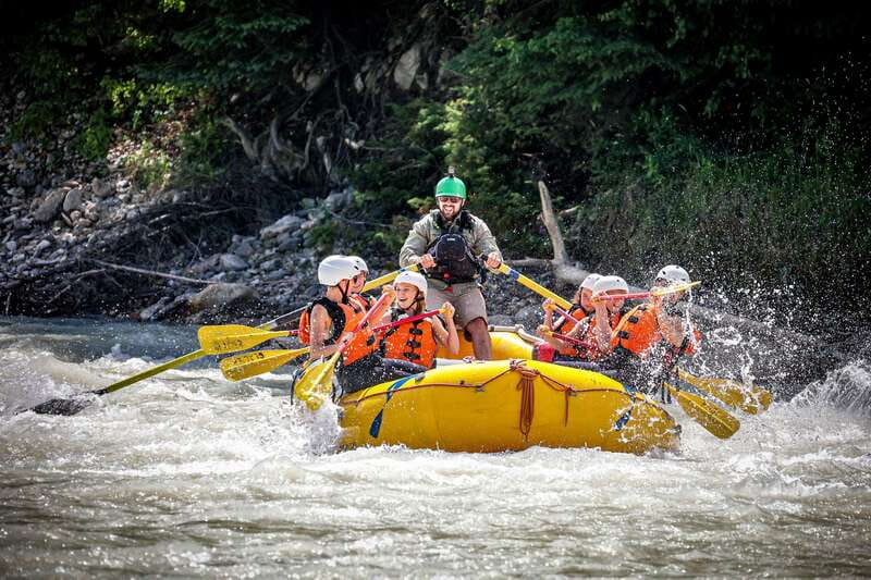 Golden, BC: Kicking Horse River Family Rafting with Lunch - The 25-minute ride toward the Kicking Horse River