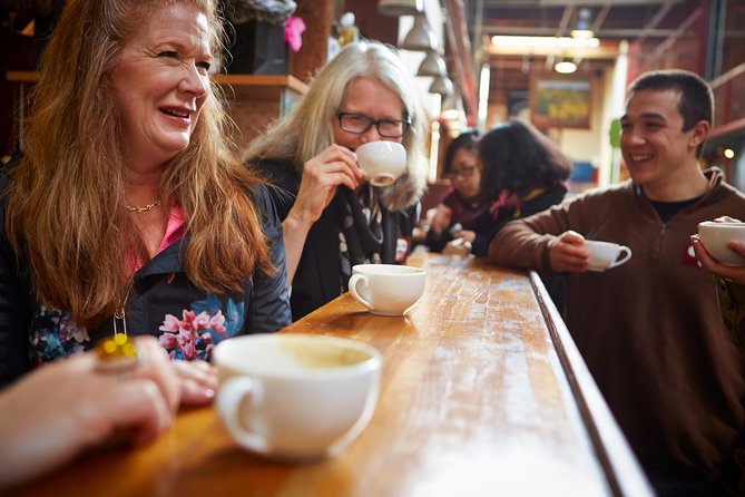 Granville Island Market Food Tour by Vancouver Foodie Tours - JJ Bean shows the market’s coffee culture