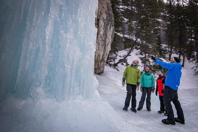 Grotto Canyon Icewalk - Pickup times from Banff hotels