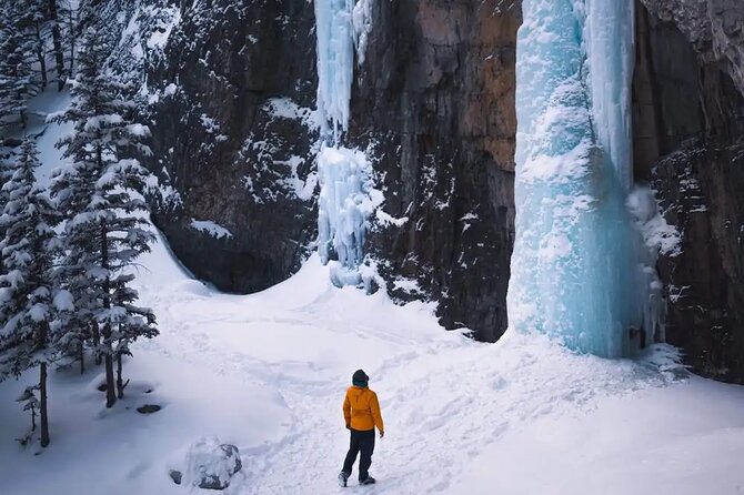 Grotto Canyon Majestic Ice Walk tour from Banff, Calgary, Canmore - Frozen waterfalls are the visual prize
