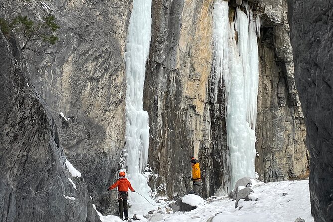Grotto Canyon Majestic Ice Walk tour from Banff, Calgary, Canmore - Ancient pictographs add a human layer