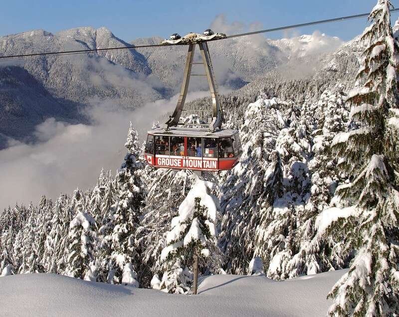 Grouse Mountain Skyride Admission Ticket - The Peak Chairlift gives you the boldest view