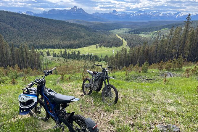 Guided Electric Dirt Bike Surron Tour Banff and Rockies - Key points before you book