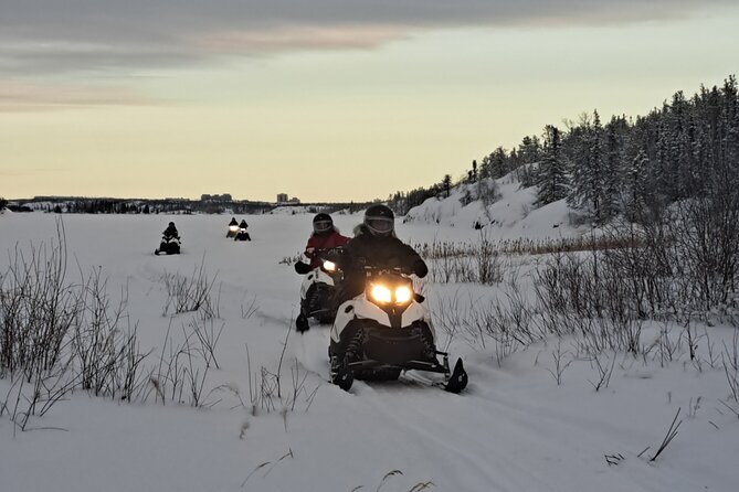 Guided Snowmobile Adventure - Photo stops and free riding time