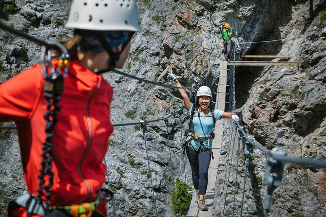 Half-Day Guided Via Ferrata Climbing Tour in Banff - Riding the Norquay chairlift uphill