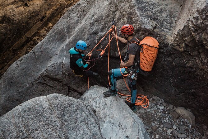 Half Day Heart Creek Canyon - Near Banff & Canmore- For Beginners - Rappelling through the wetter lower canyon