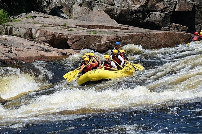 Half-Day White Water Rafting on the Rouge River - The base camp adds value after the raft