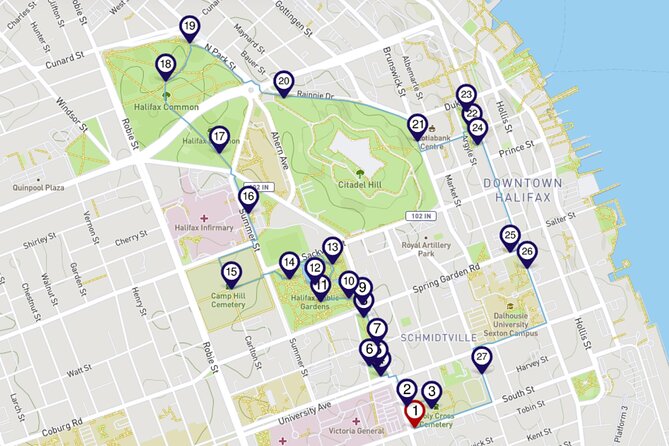 Halifax Churches, Gardens & Graveyards: a Smartphone Audio Walking Tour - South Park Street leads into Halifax’s quieter corners