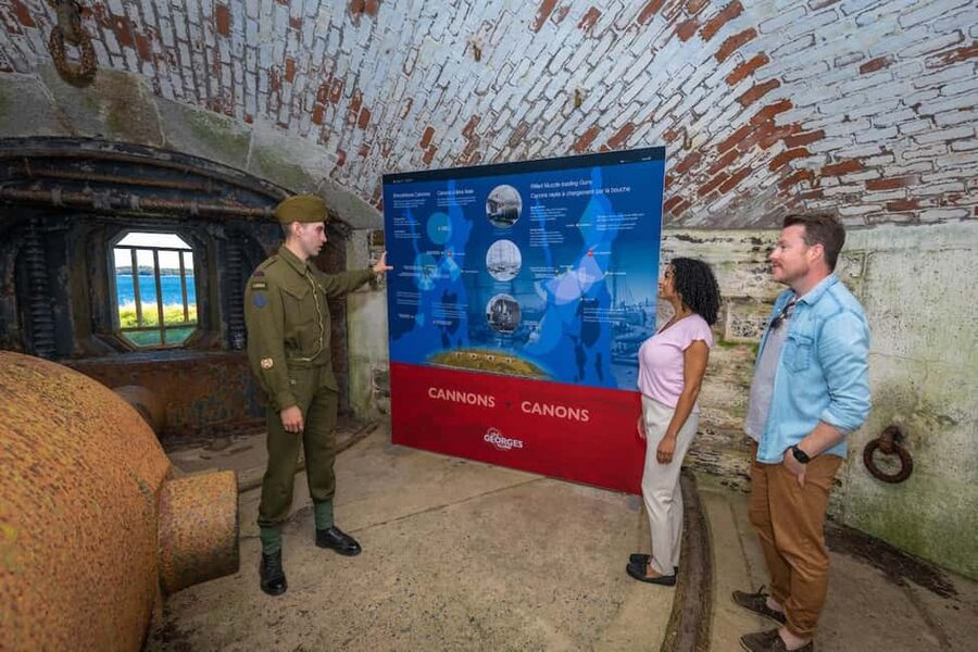 Halifax: Georges Island National Historic Site Ferry Ticket - The guided tunnel tour adds the best context