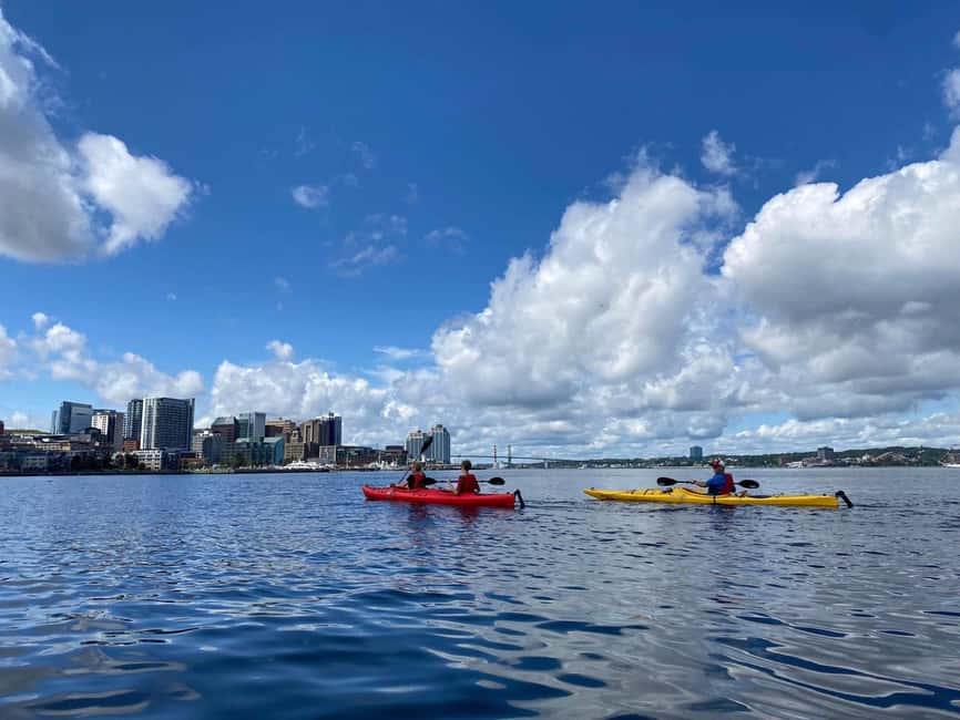 Halifax: Guided Kayak Tour with Multiple Options - Sunset kayaking under the Macdonald Bridge