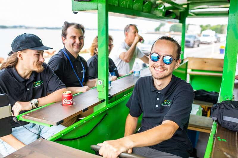 Halifax: Solar Waterfront Food/Drink Party Bike Experience - Halifax’s solar pedal bus is the main event