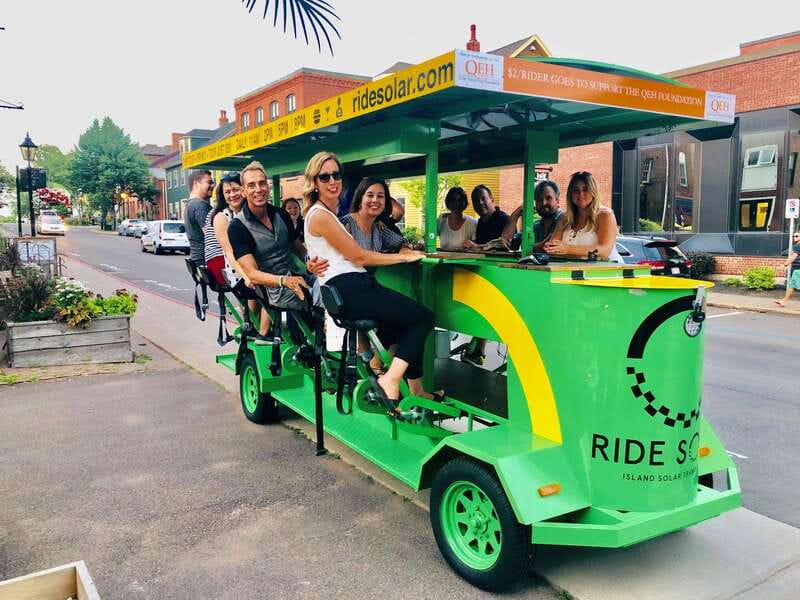 Halifax: Solar Waterfront Food/Drink Party Bike Experience - Three stops, three chances to spend extra