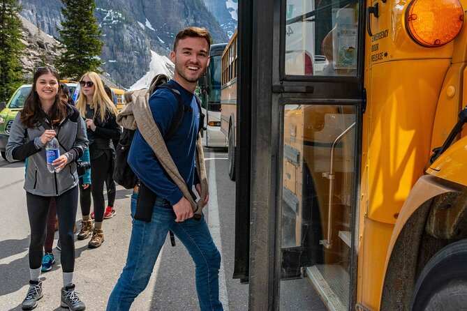 Hop-On and Hop-Off Banff Bus - Lake Louise, with room to choose your pace