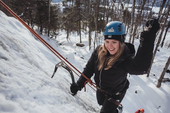 Ice Climbing Initiation in Mont-Tremblant - Getting Fitted for Ice Climbing