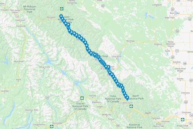 Icefields Parkway: a Smartphone Audio Driving Tour - From Lake Louise into the Canadian Rockies