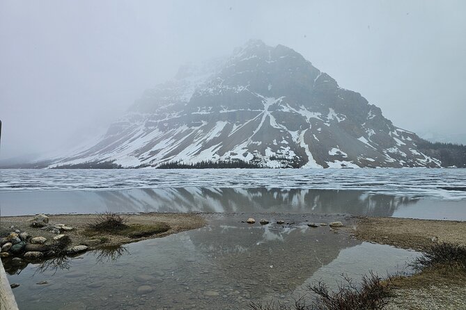 Icefields Parkway and Abraham Lake Bubbles Private Tour - Peyto Lake adds a short snowy walk